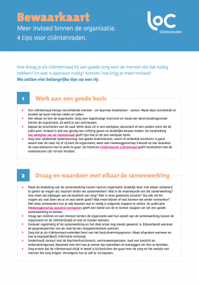 Afbeelding bij Bewaarkaart: Meer invloed binnen de organisatie